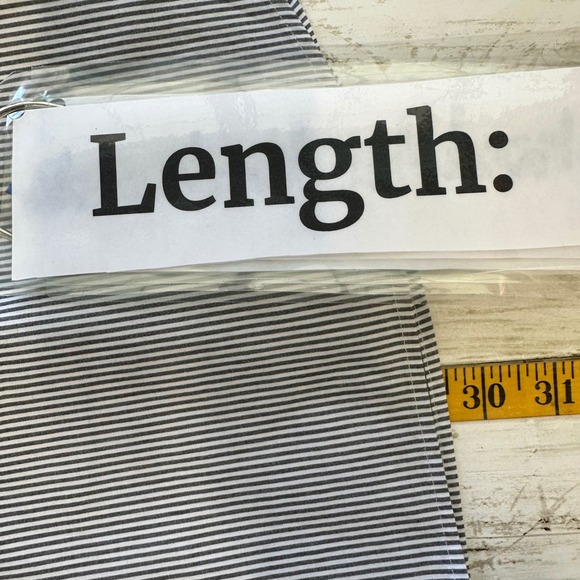 Talbots Tunic Blouse Womens Sz XL Scoop Neck Stripes Tie 3/4 Sleeves Coastal Top - Picture 8 of 10